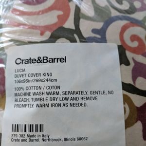 Crate & Barrel Bedding